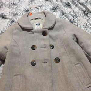 All grey pea coat for toddler from old navy