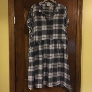 Junarose Checker Skater Dress