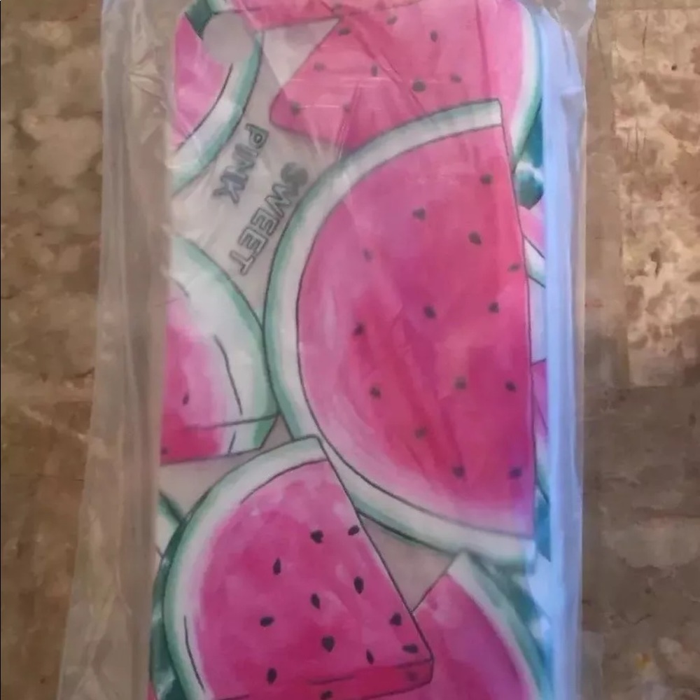 iPhone 6 Flexible Clear w/watermelons case