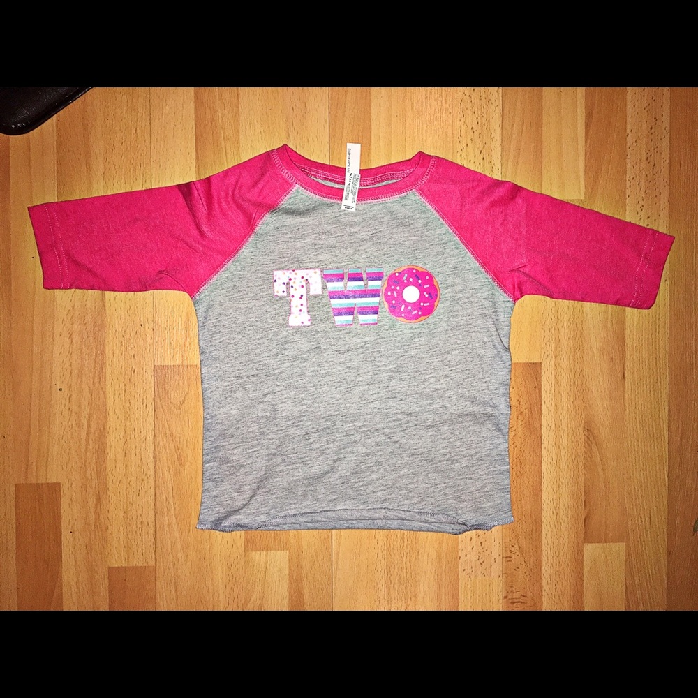 "Two" donut shirt