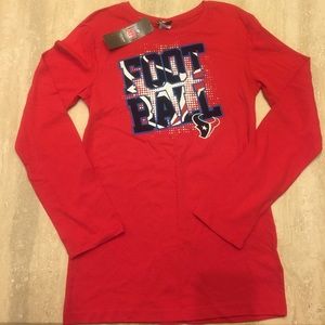 Texans long sleeve Tee