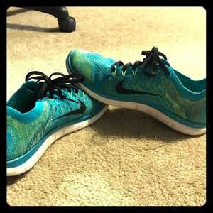 Nike free run flyknit 4.0 sz 10.5