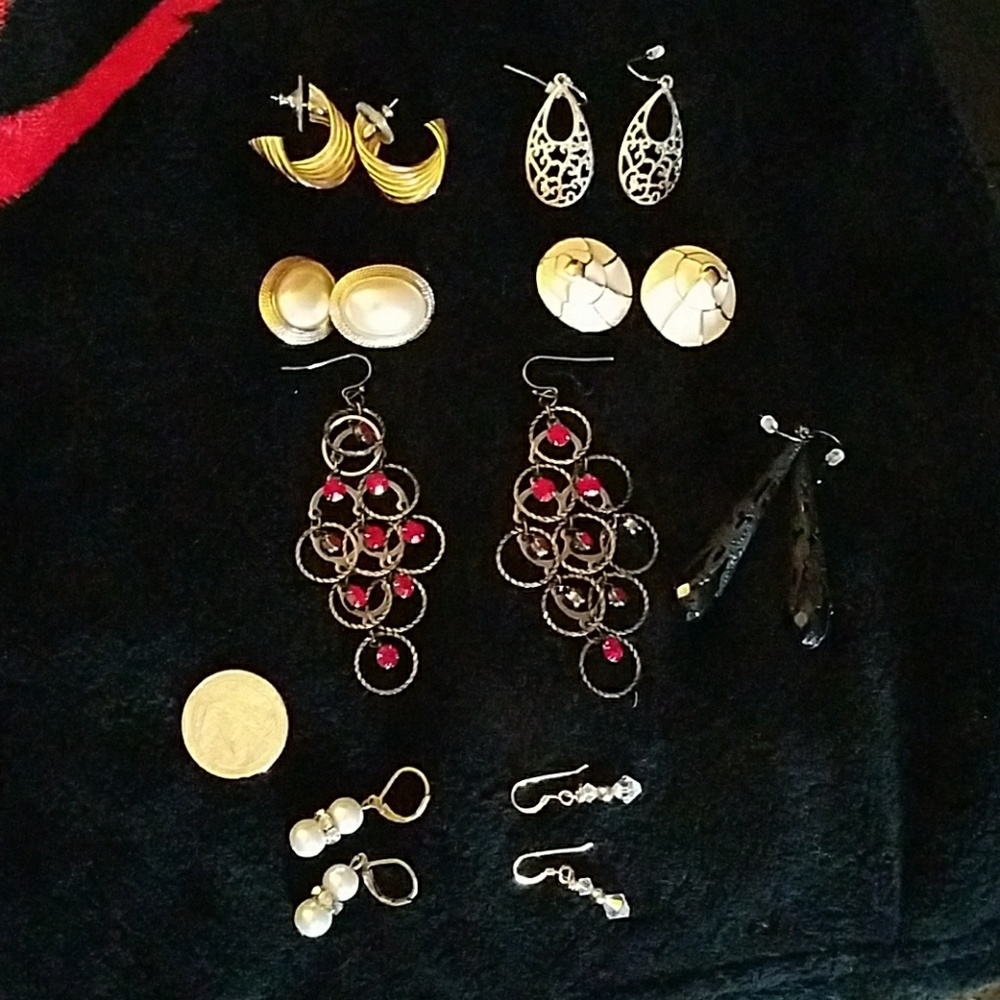 Set of 8 Fashion Earrings