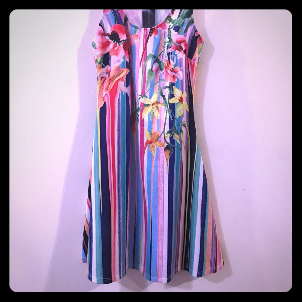 SALE: Materia Girl Vibrant Fit and Flare Dress