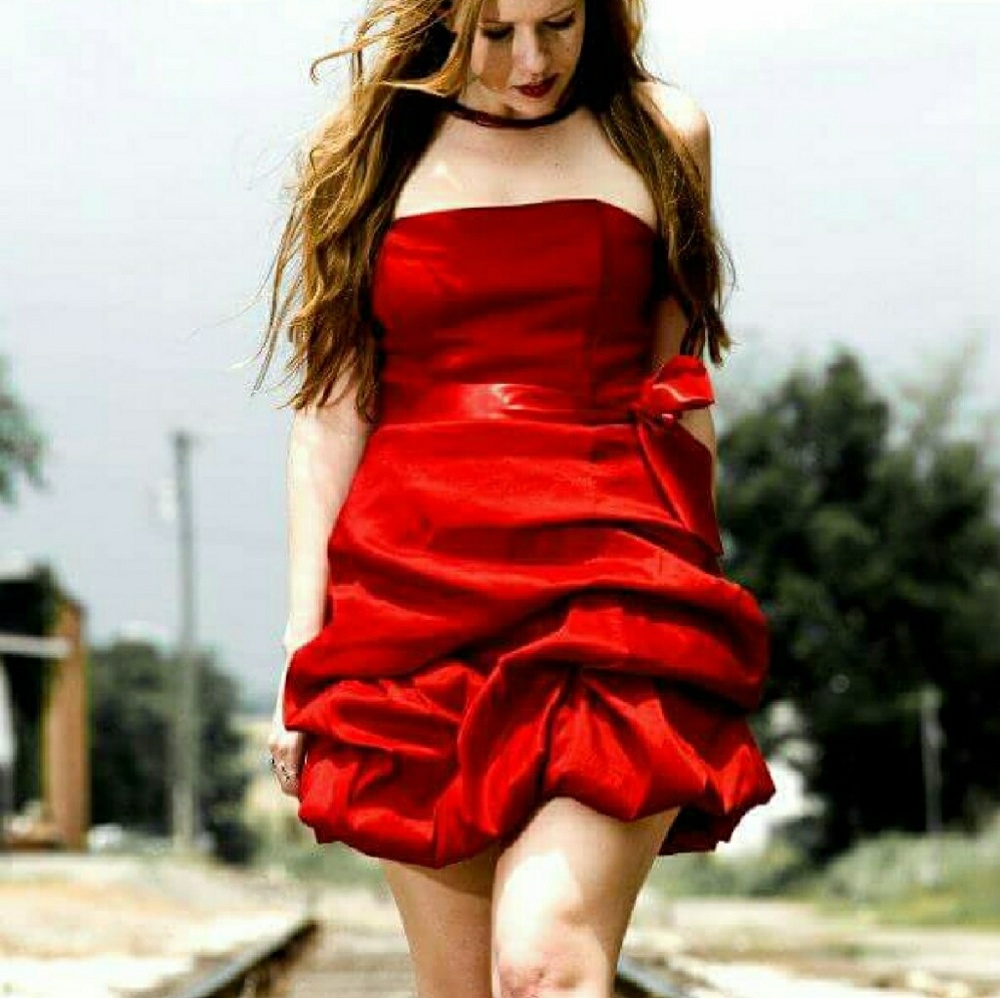 Jessica McClintock Red Party Dress