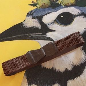 Brown Braided Belt