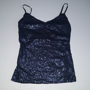 Limited sequin front tank top