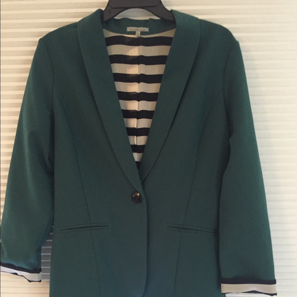 Charlotte Russe Teal Green Blazer. EUC