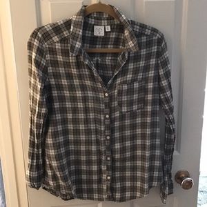 BP plaid bottom down shirt