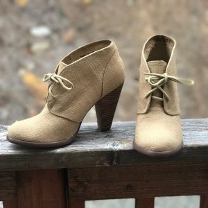 Seychelles booties, size 8, burlap, FALL READY 🍁