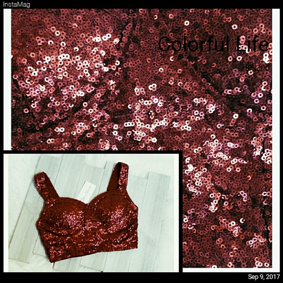 ♡ Sequin Bustier ♡ by Collective Rack - Picture 4 of 6