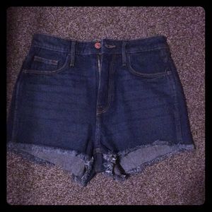 High-waist H&M jean shorts- brand new