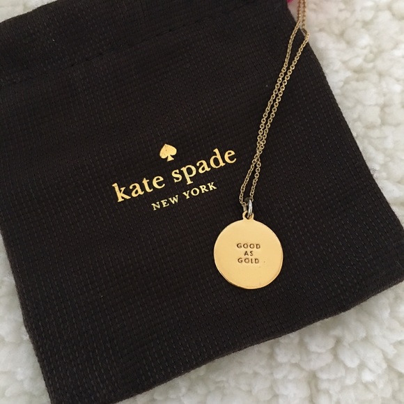 ❌SOLD❌ kate spade 'GOOD AS GOLD' Necklace - Picture 3 of 8