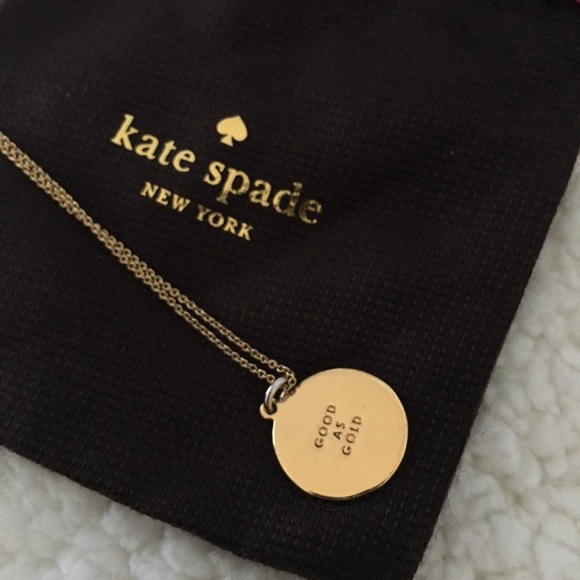 ❌SOLD❌ kate spade 'GOOD AS GOLD' Necklace - Picture 5 of 8