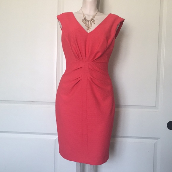 Express Dresses & Skirts - 🆕✨Coral V Neck Dress