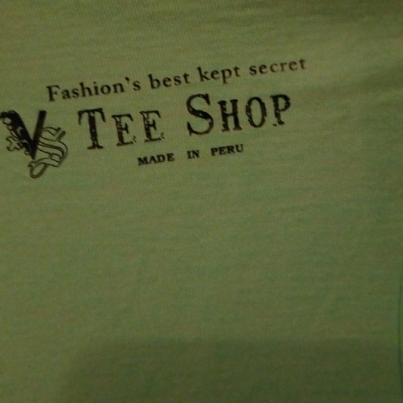 Light Blue First Print Racer back Tank top - Picture 3 of 3