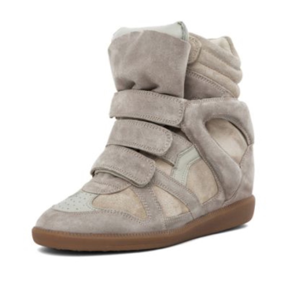 Isabel Marant suede wedge sneaker