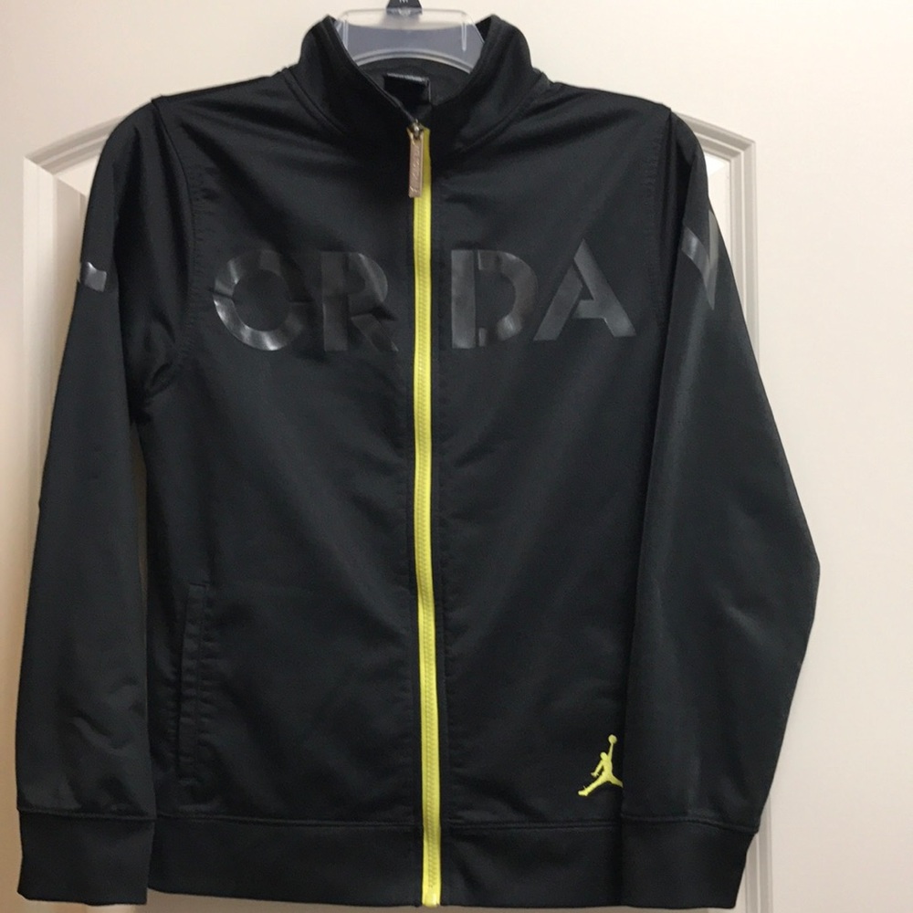 Nike Air Jordan zip-up sweatshirt.