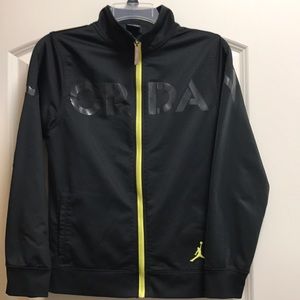 Nike Air Jordan zip-up sweatshirt.