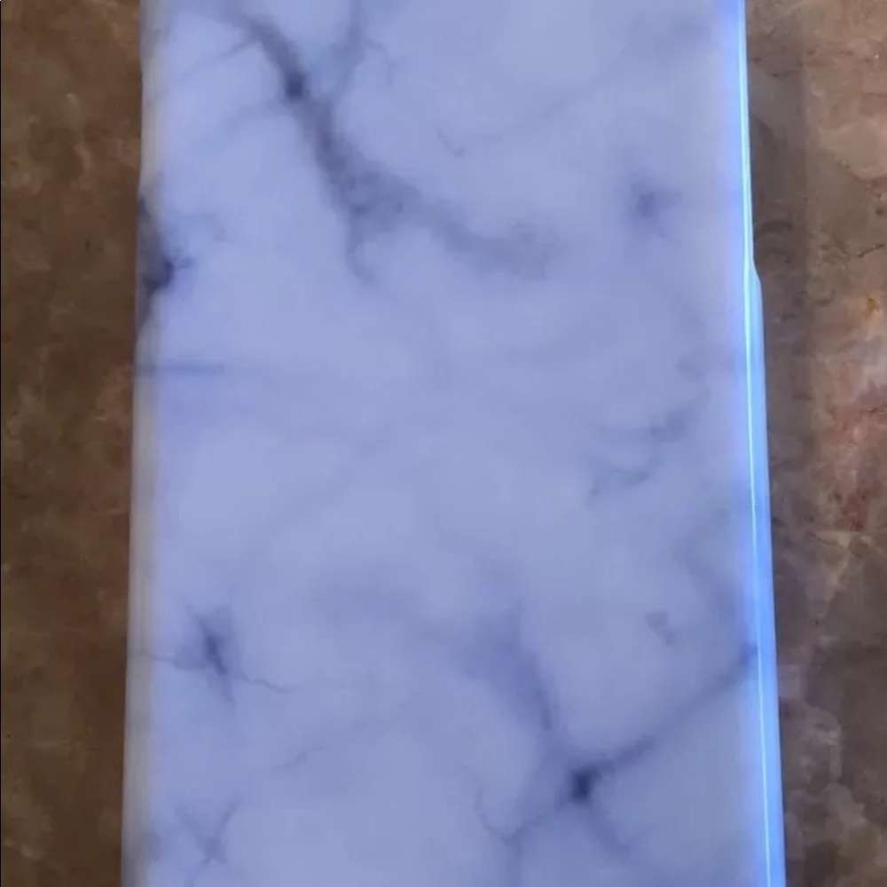 Sky blue black and white marble IPhone 6 case