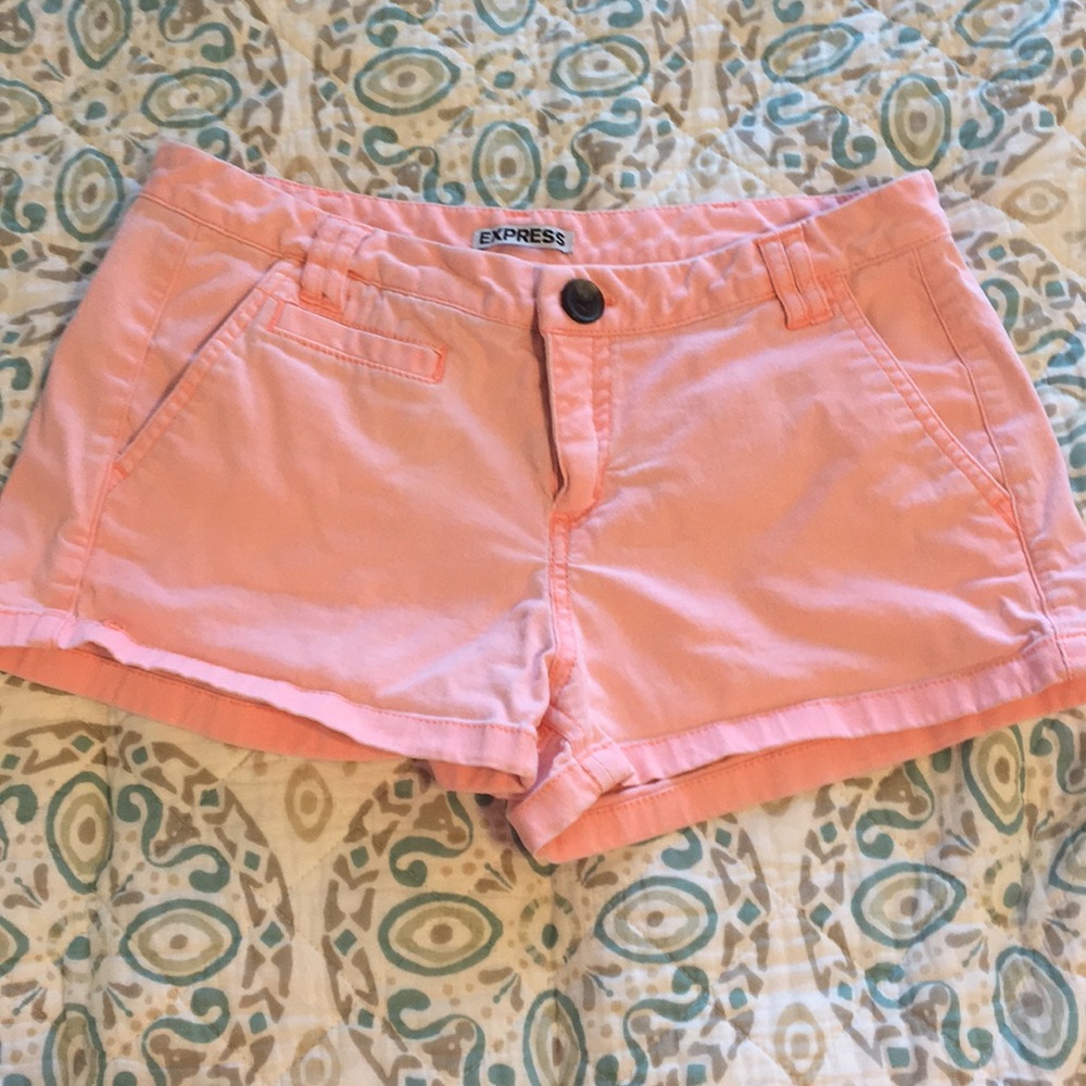 Express pink shorts - size 4