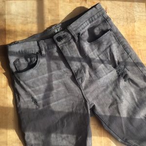 High Rise Grey Denim BDG