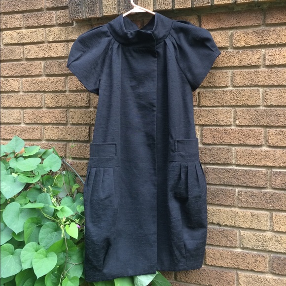 TCEC Dresses & Skirts - TCEC Unique sculptured dress in black Sz S