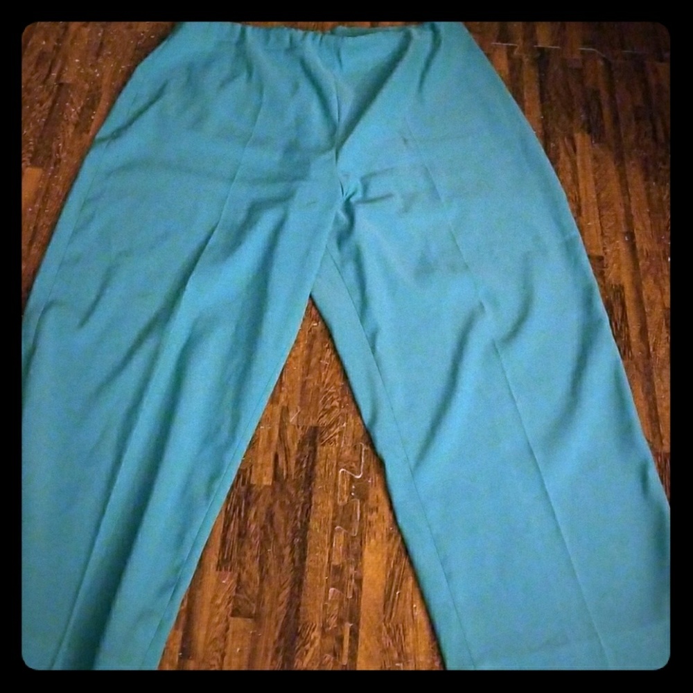 Turquoise Capris