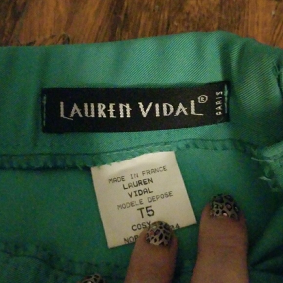 Turquoise Capris - Picture 2 of 3