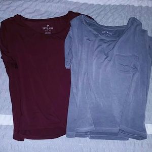 2 American Eagle Soft &sexy tees