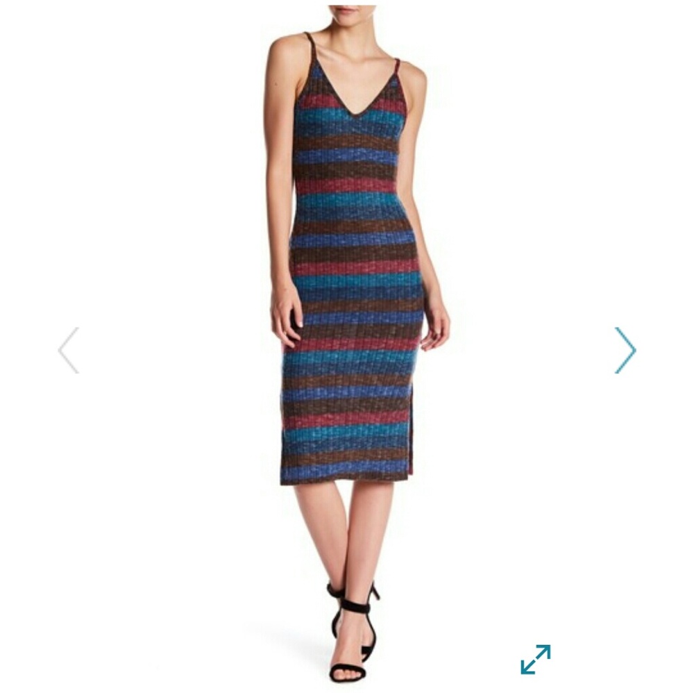 NWT Brushed Ribbed Midi Dress by Know One Cares