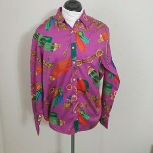 RALPH LAUREN RACE HORSE EQUESTRIAN SHIRT