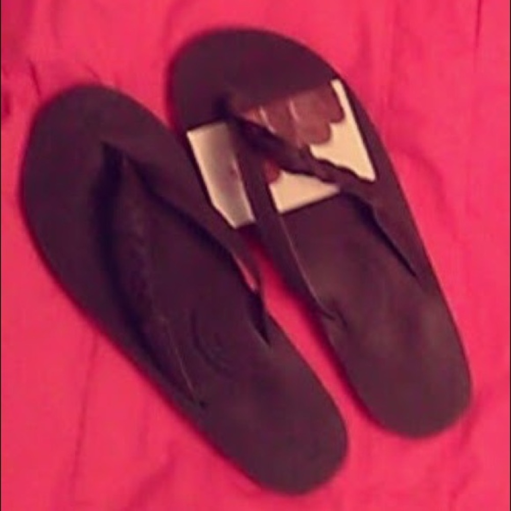 Dark brown rainbows size 7 1/2