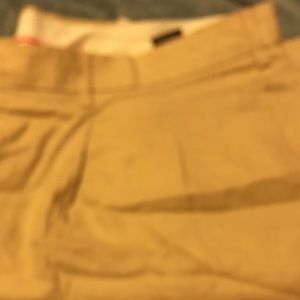 Men yellow linen pants