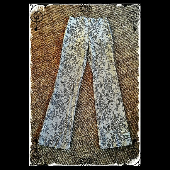 LACE-PRINTED Pants - Picture 1 of 2