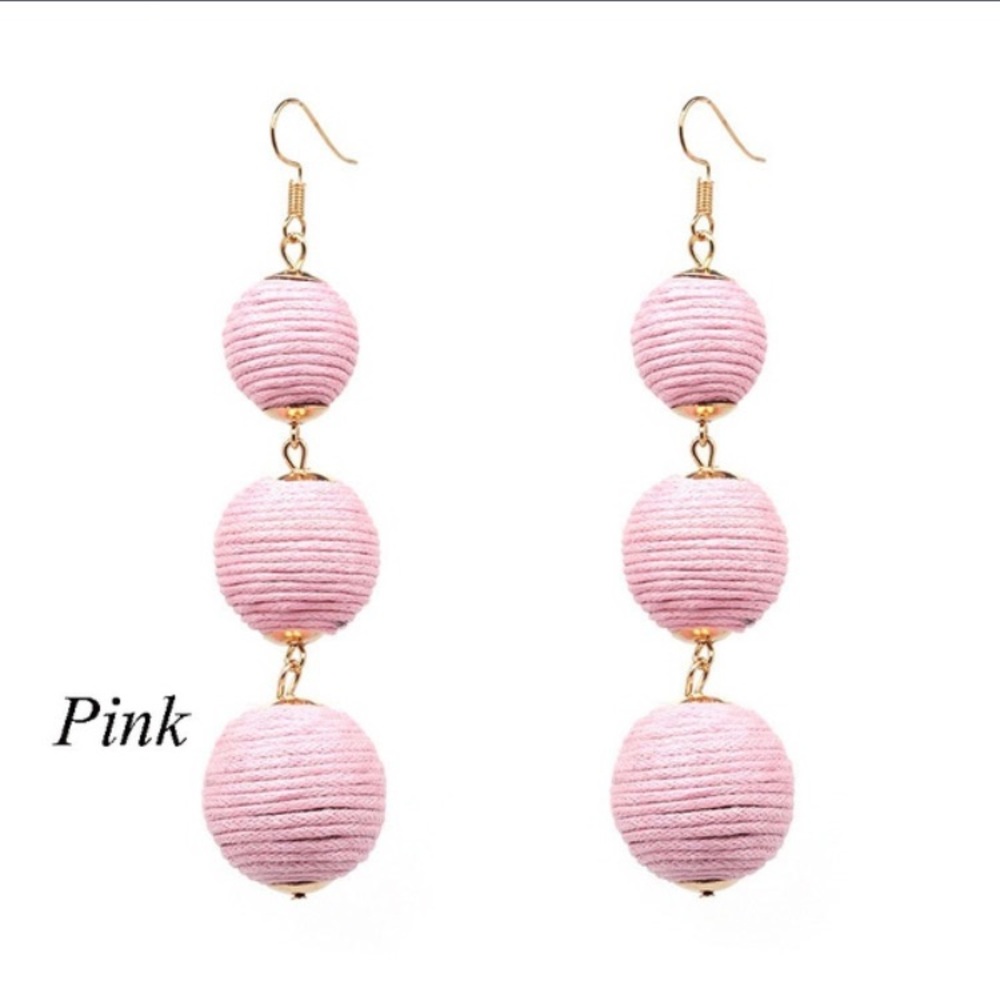As seen on Today w/KathiLee & Hoda PomPom earrings