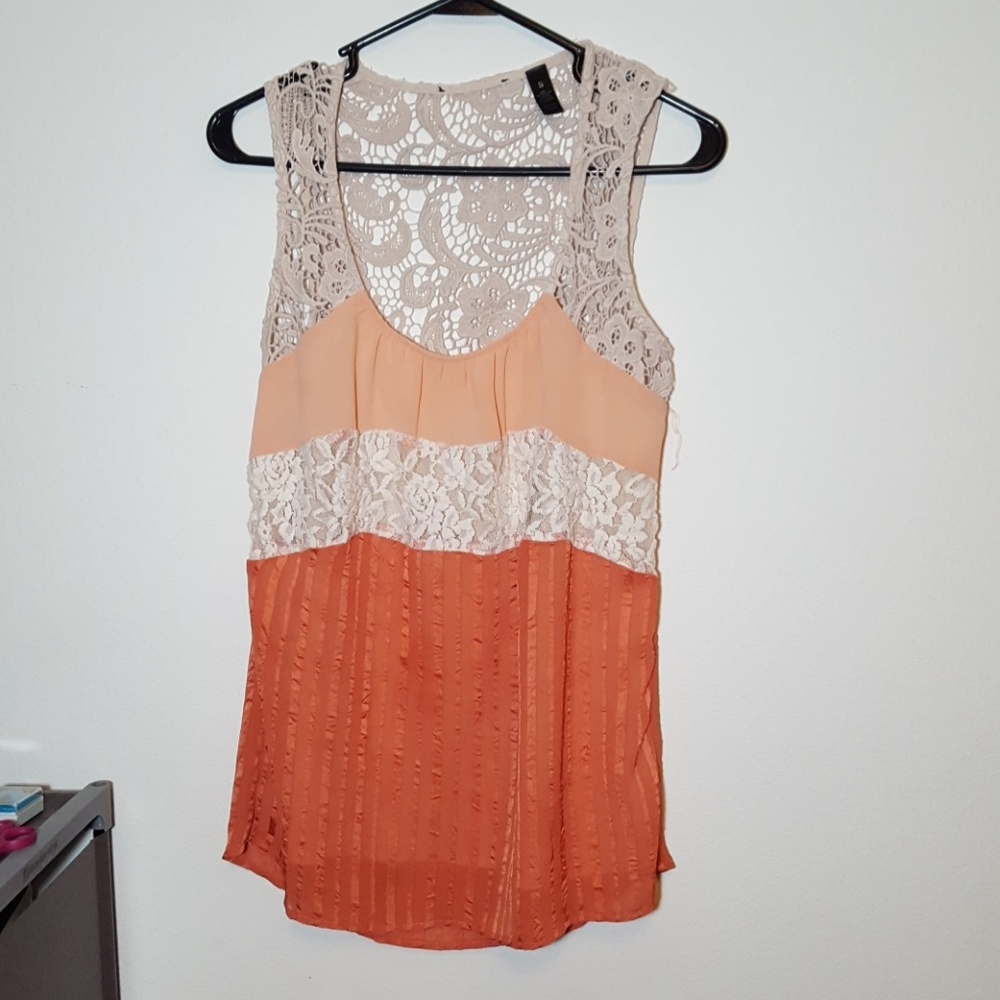 Delicate Lacy Tank Blouse