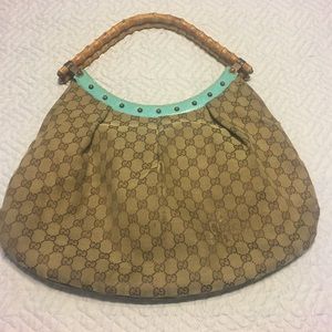 100% Authentic Gucci Bamboo Hobo