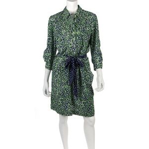 LILLY PULITZER Leopard Print Shirt Dress