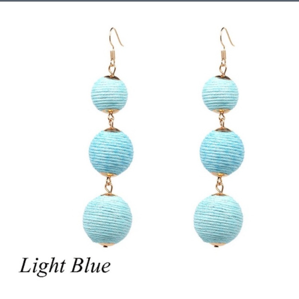 As seen on Today w/KathiLee & Hoda PomPom earrings