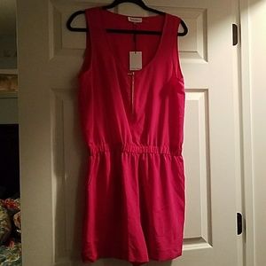 Hot pink romper