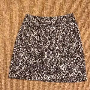 H&M Navy & White Skirt