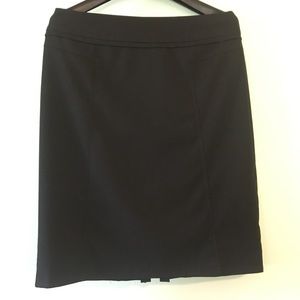 New York & company straight black skirt