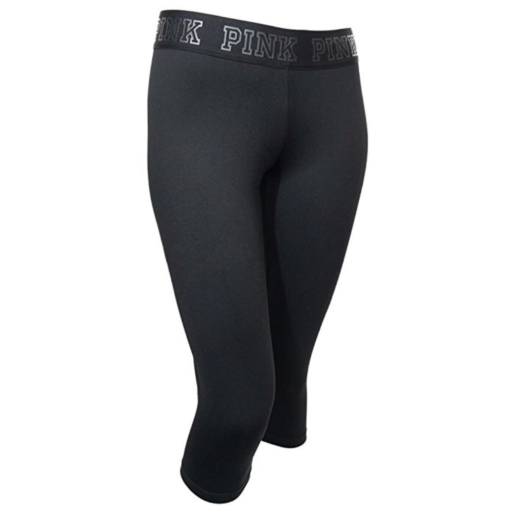 💕PINK Victoria Secret Yoga Crop pants NWT - Picture 1 of 6