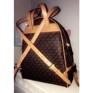 MICHAEL Michael Kors Rhea Medium Backpack In Brown