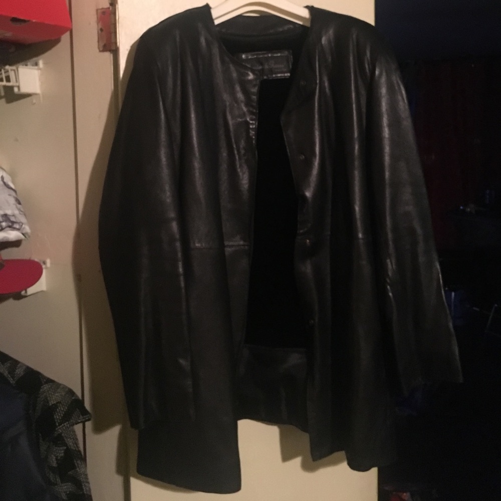 Leather jacket