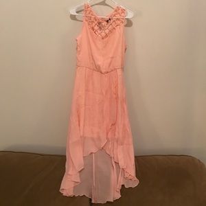 Light Pink Lily Rose High Low Dress