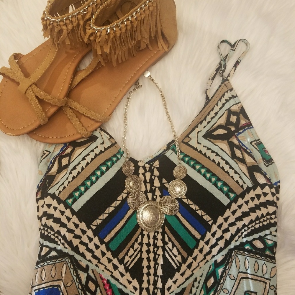 Mossimo tribal print maxi dress