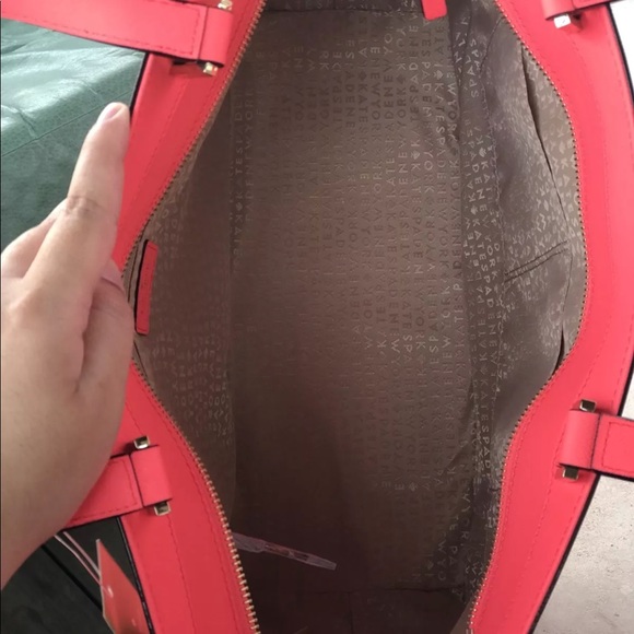 LAST PRICE Kate Spade Parrot zip top tote bag NWT - Picture 5 of 8