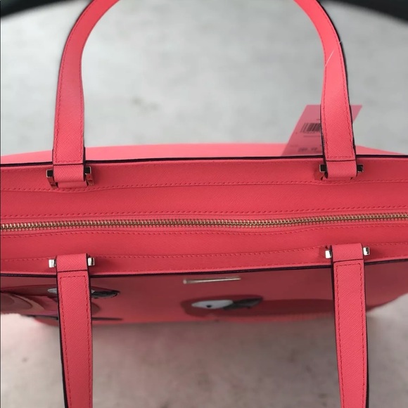 LAST PRICE Kate Spade Parrot zip top tote bag NWT - Picture 8 of 8
